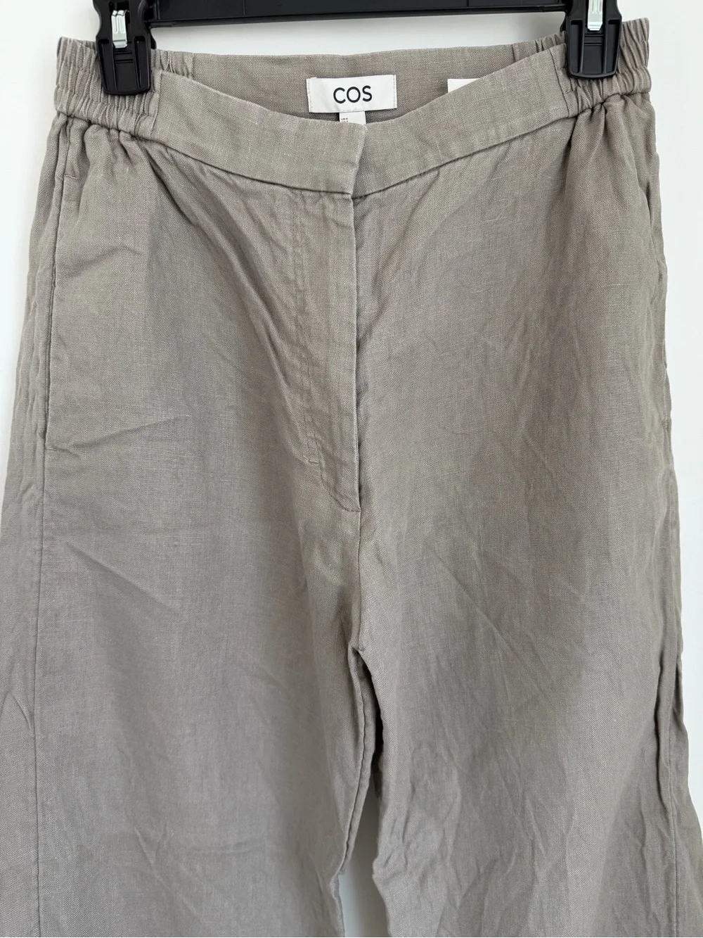 Cos Wide Leg Tailored Linen Pants